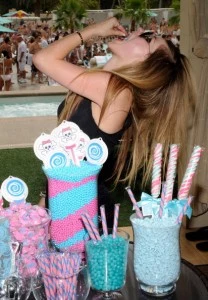 Avril Lavigne Celebrates Her Birthday At Wet Republic At The MGM Grand