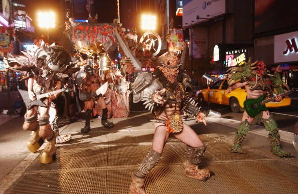 GWAR Video Shoot In Times Square GWAR Video Shoot In Times Square
