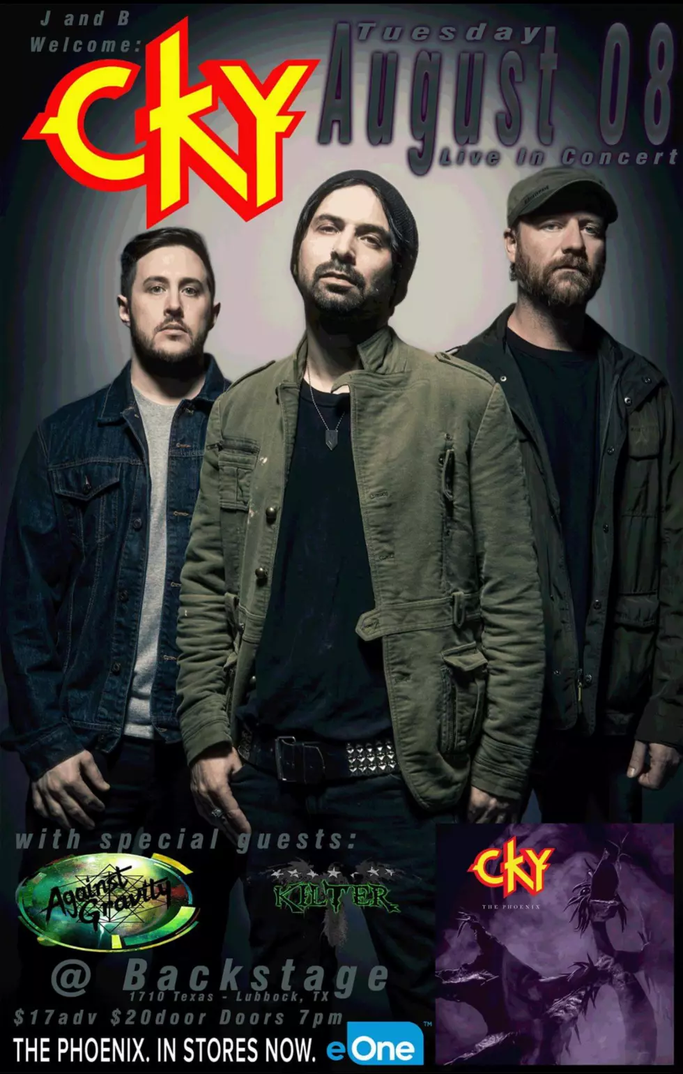 CKY At Backstage Lubbock On August 8