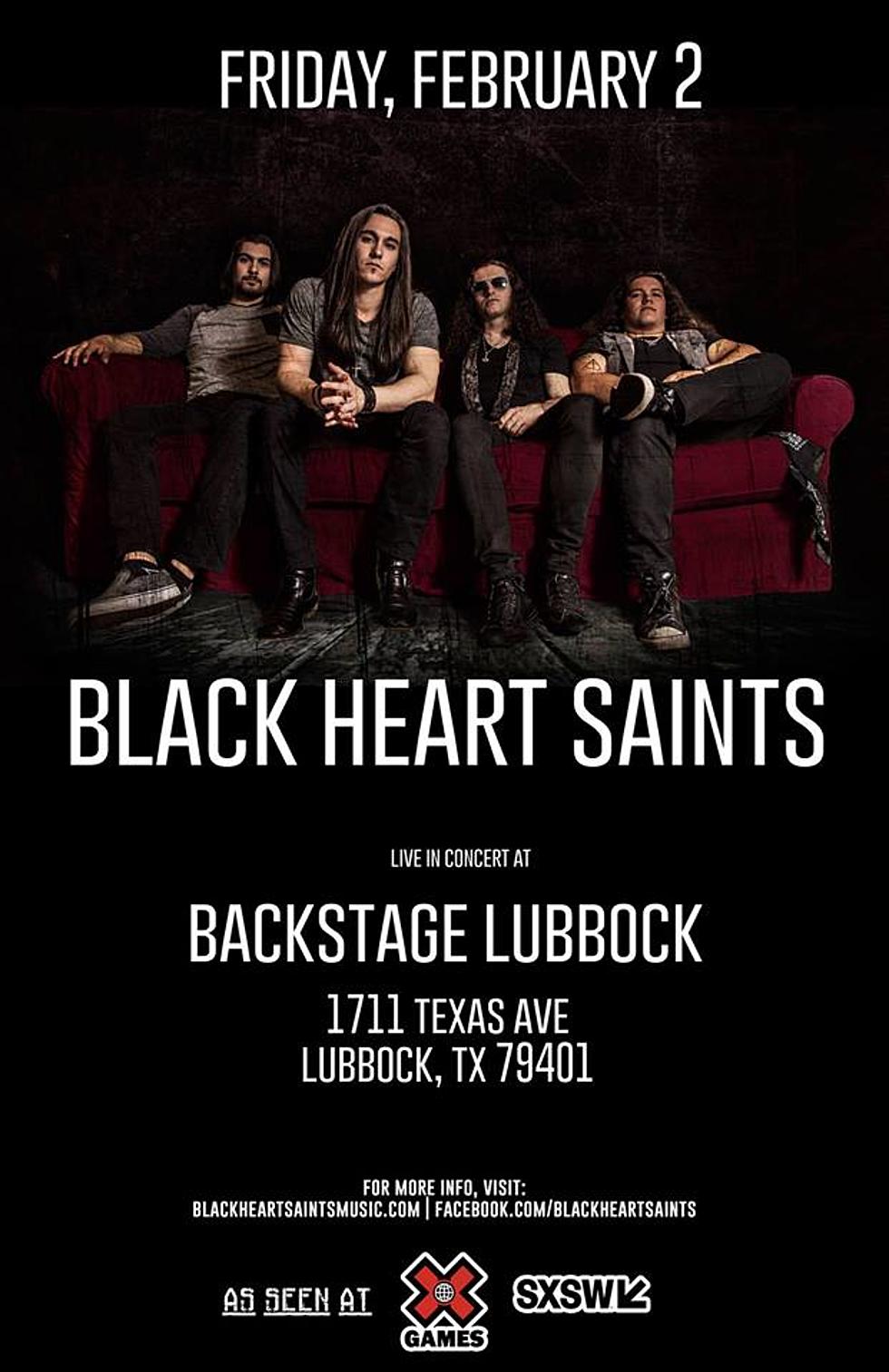 Black Hearts Saints In Town At Backstage Lubbock On February 2